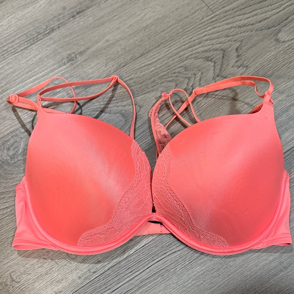 La SENZA beyond sexy Vibrant Coral Lace Women's Bra